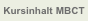 Kursinhalt MBCT